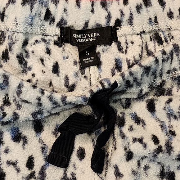 Simply Vera VeraWang Fleece Pajama Pants Women's Size Small - Picture 5 of 5